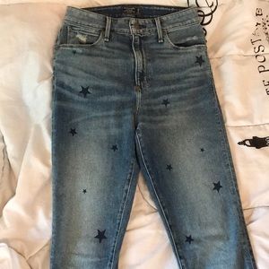 Abercrombie Simone High Rise Ankle Jeans